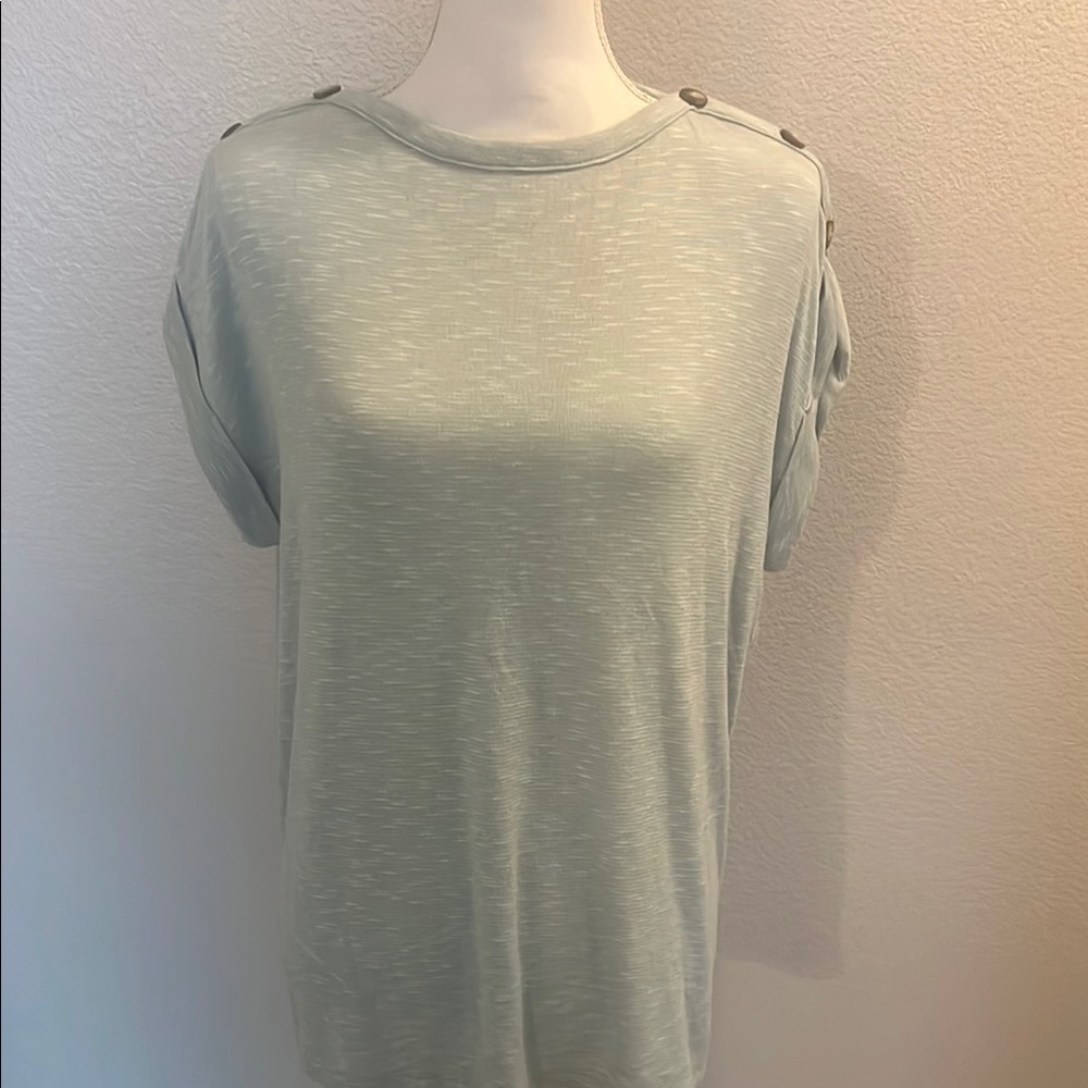 Kaileigh light Green Relaxed Short Sleeve T-Shirt